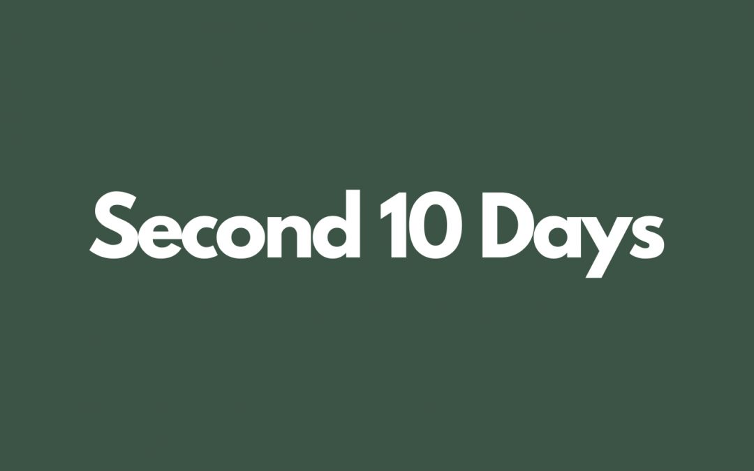 Second 10 Days