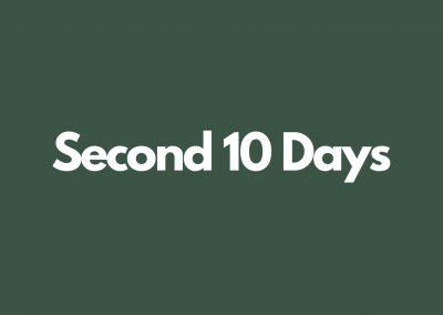 Second 10 Days