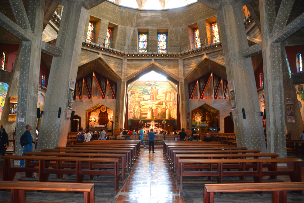 Nazareth,Israel,04,11,16:,Inside,Of,He,Church,Of